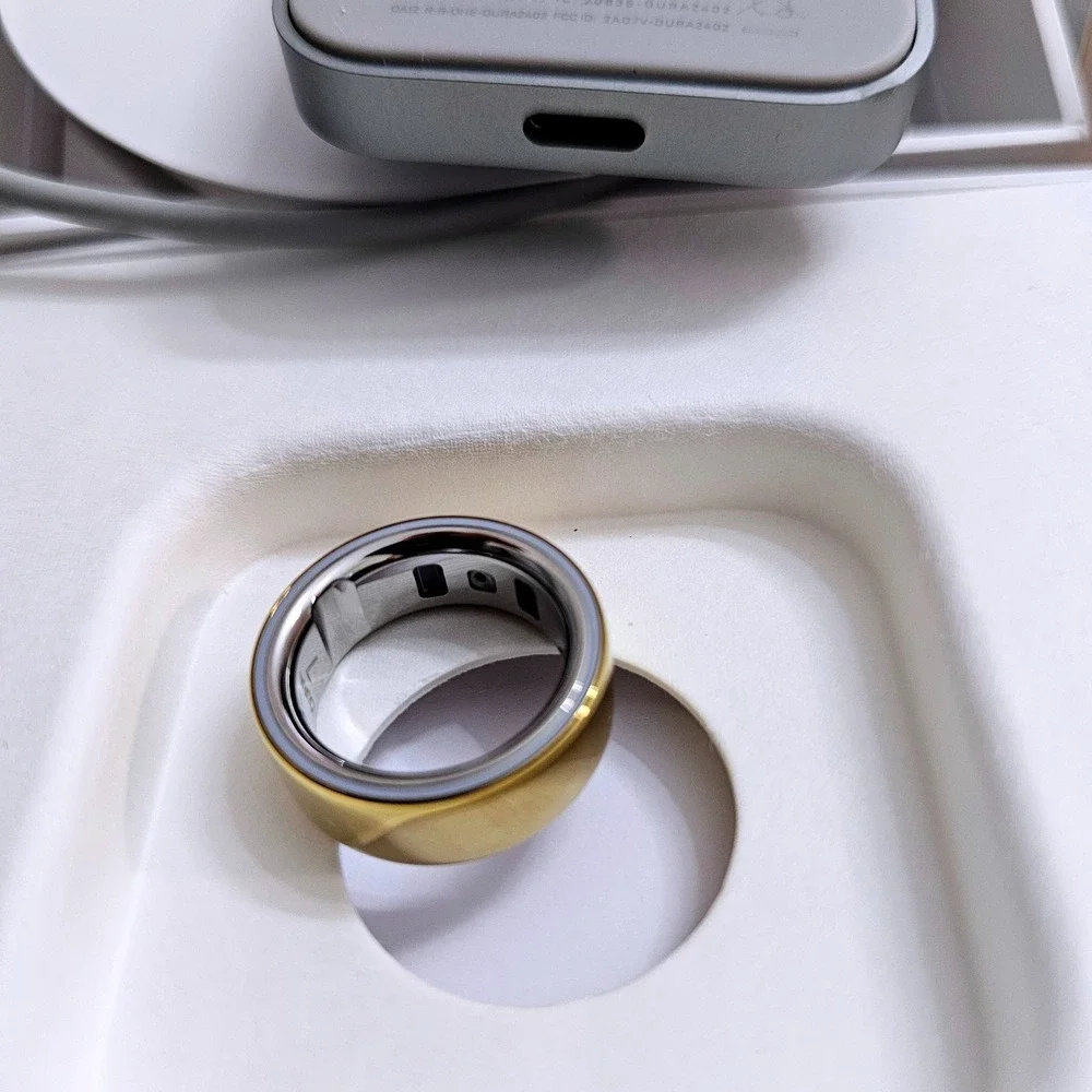 Oura Ring Gen 4 Gold Size 7 Fitness Sleep Tracker - Brand New Open Box Unused